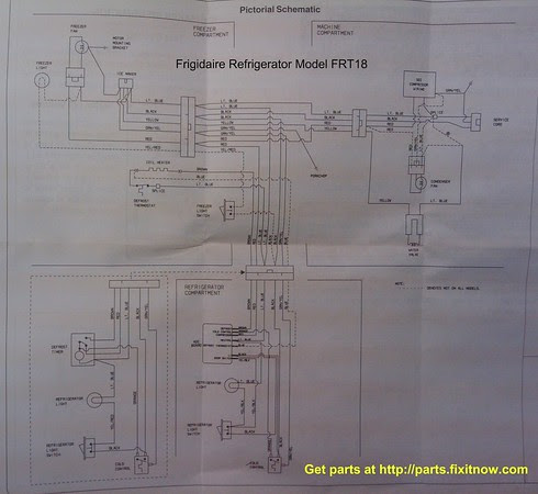 .maytag thermostat schematic wiring 8, best images lg refrigerator parts diagram awesome maytag thermostat schematic wiring 8 added on heavy weight paper. Frigidaire Refrigerator Model Frt18 Wiring Diagram And Schematic Fixitnow Com Samurai Appliance Repair Man