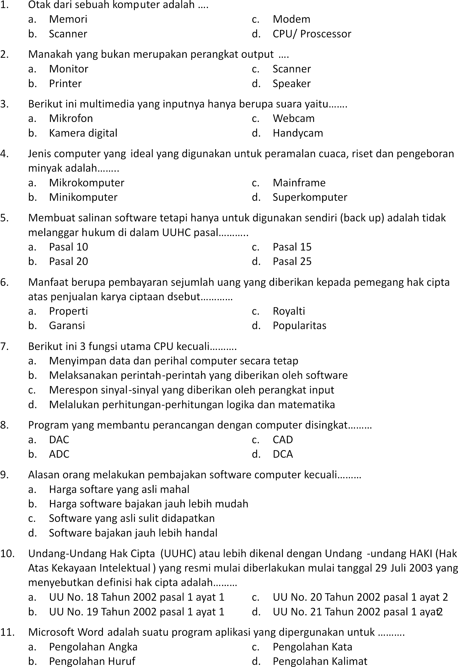 Contoh Soal Toafl Dan Pembahasannya Pdf – Berbagai Contoh