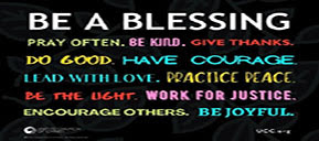 Be a Blessing Yard Sign