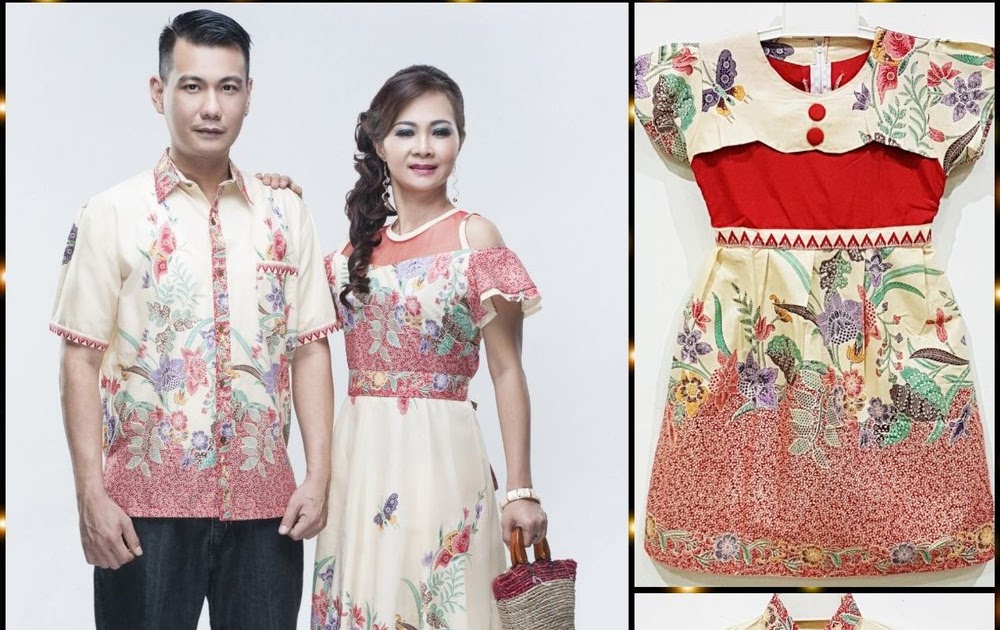 Batik Couple Keluarga 2 Anak Perempuan