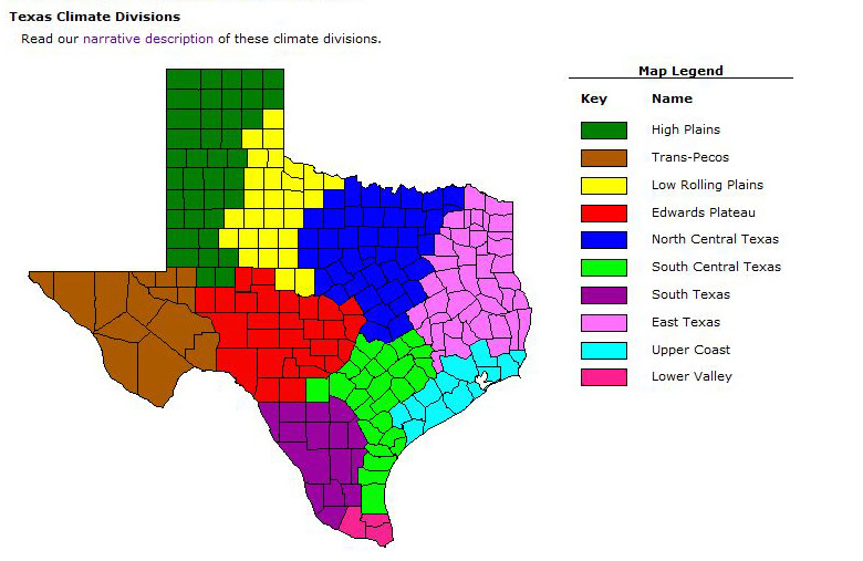 Climate Of Texas Wikipedia