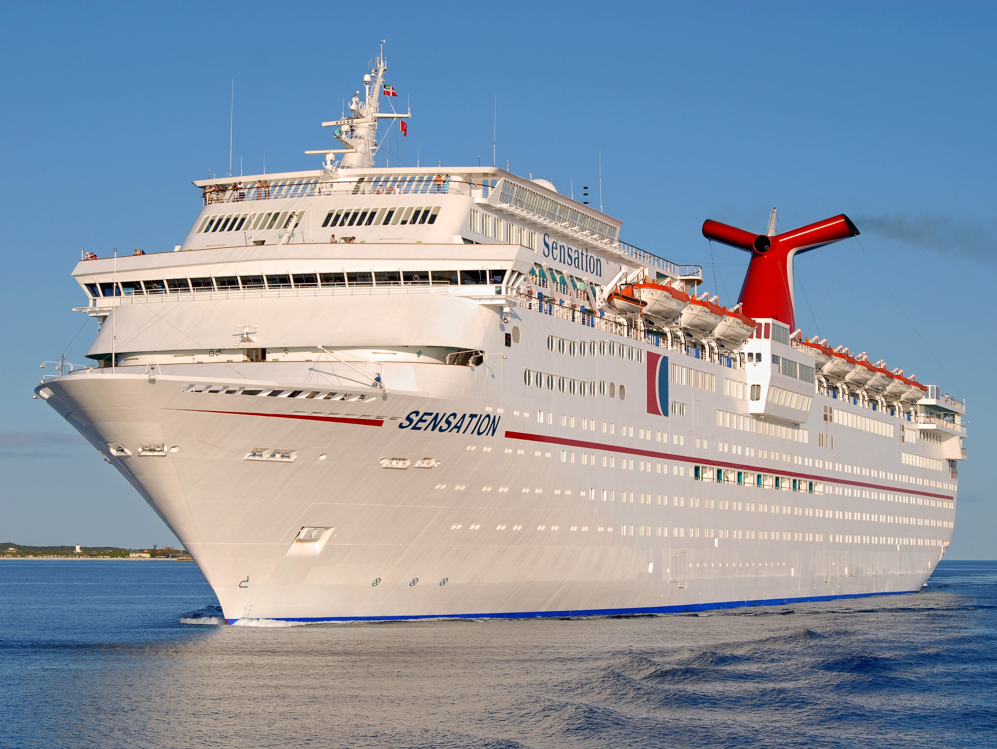 The 2,056-passenger Carnival Sensation.