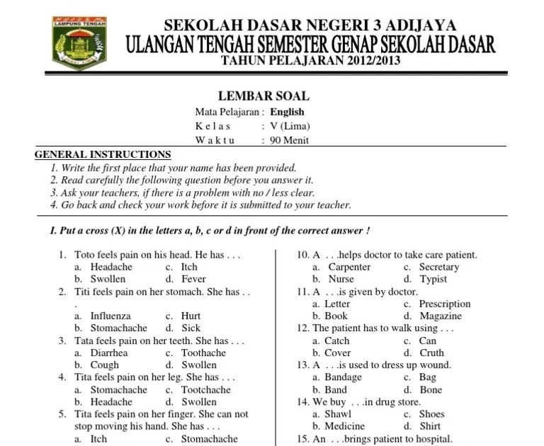 Bank Soal Bahasa Inggris Kelas 1 Sd Pdf : Manfaat Penerapan Metode Peta