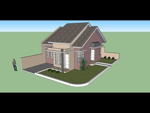  Jendela  informasi MENGGAMBAR RUMAH  MINIMALIS DENGAN SKETCHUP 