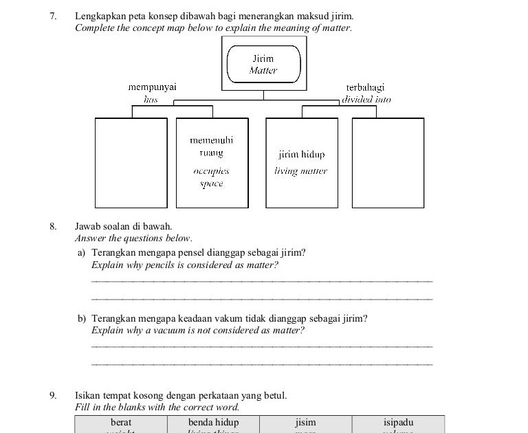 Soalan Matematik Tahun 1 Bab 1 - Sample Site h