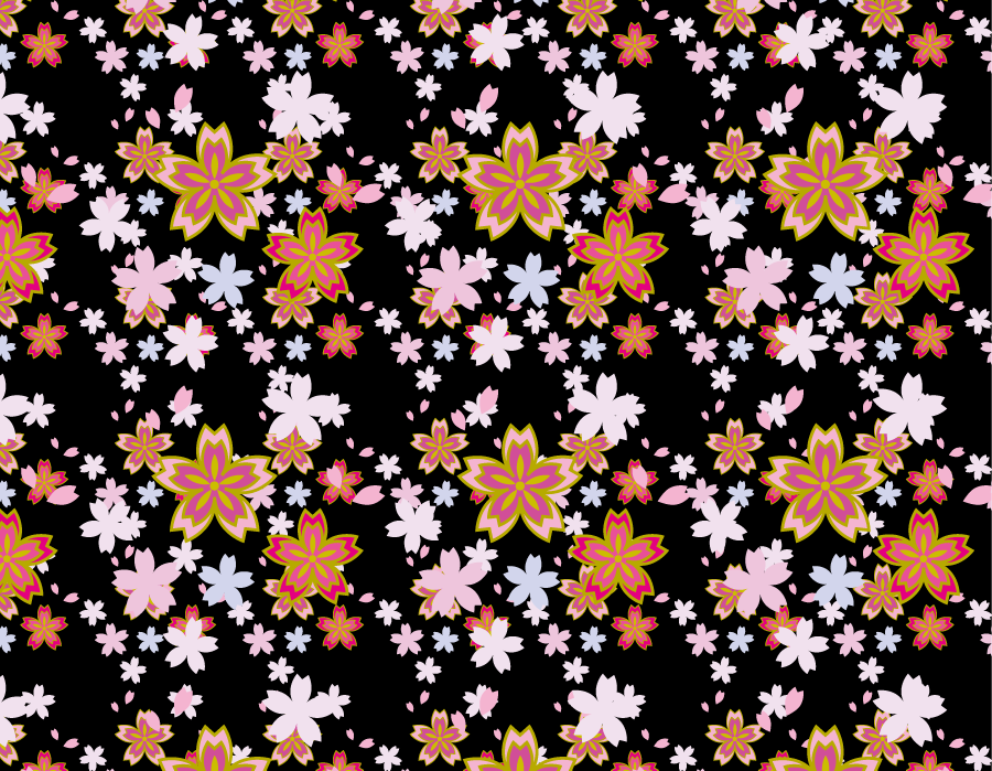 View 45 背景 和風 桜 イラスト