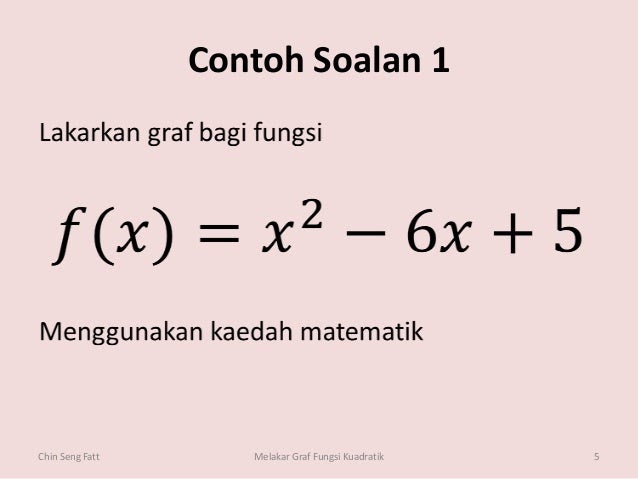 Contoh Soalan Graf Fungsi 2 - Persoalan n