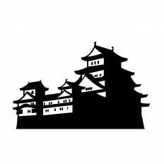 Bestpixtajp7l7t ベストコレクション シルエット 大阪 城 イラスト 1301