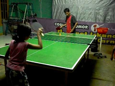 Video Anak Latihan Topspin Tenis Meja : Materi Penjas 