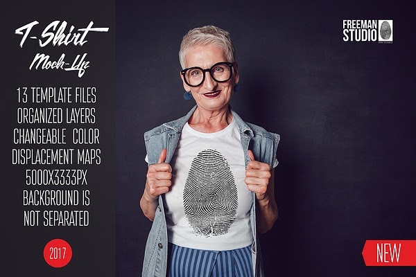 Download Old Woman T-Shirt Mock-Up PSD Mockup - Download Old Woman T-Shirt Mock-Up , Mockup PSD for free ...