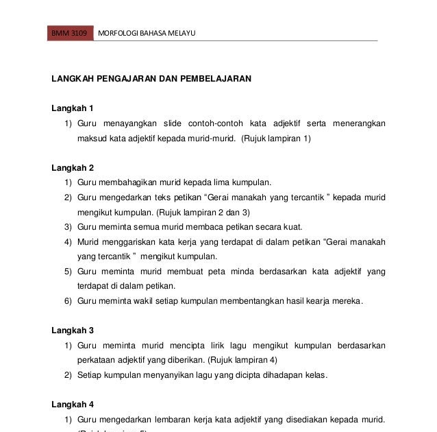 Contoh Soalan Lisan Bahasa Melayu Pt3 - Recipes Web a