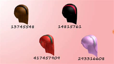 Roblox High School Hair Codes Hairstyle Guides - roblox high school codes 123vid