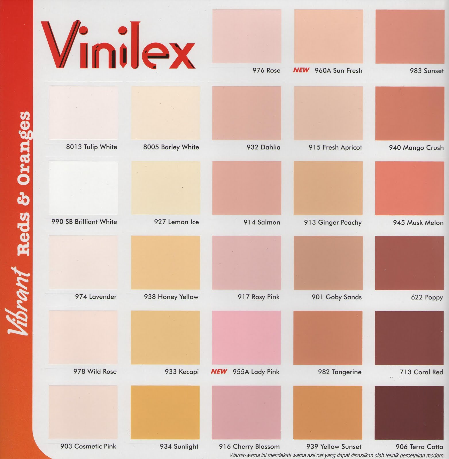 Ide 54 Warna Cat No Drop Pastel Ide 54 Warna Cat No Drop Pastel