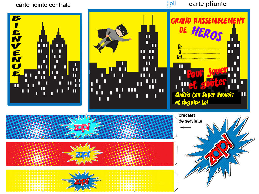Invitation Anniversaire First Rate Heros Dann Yuki