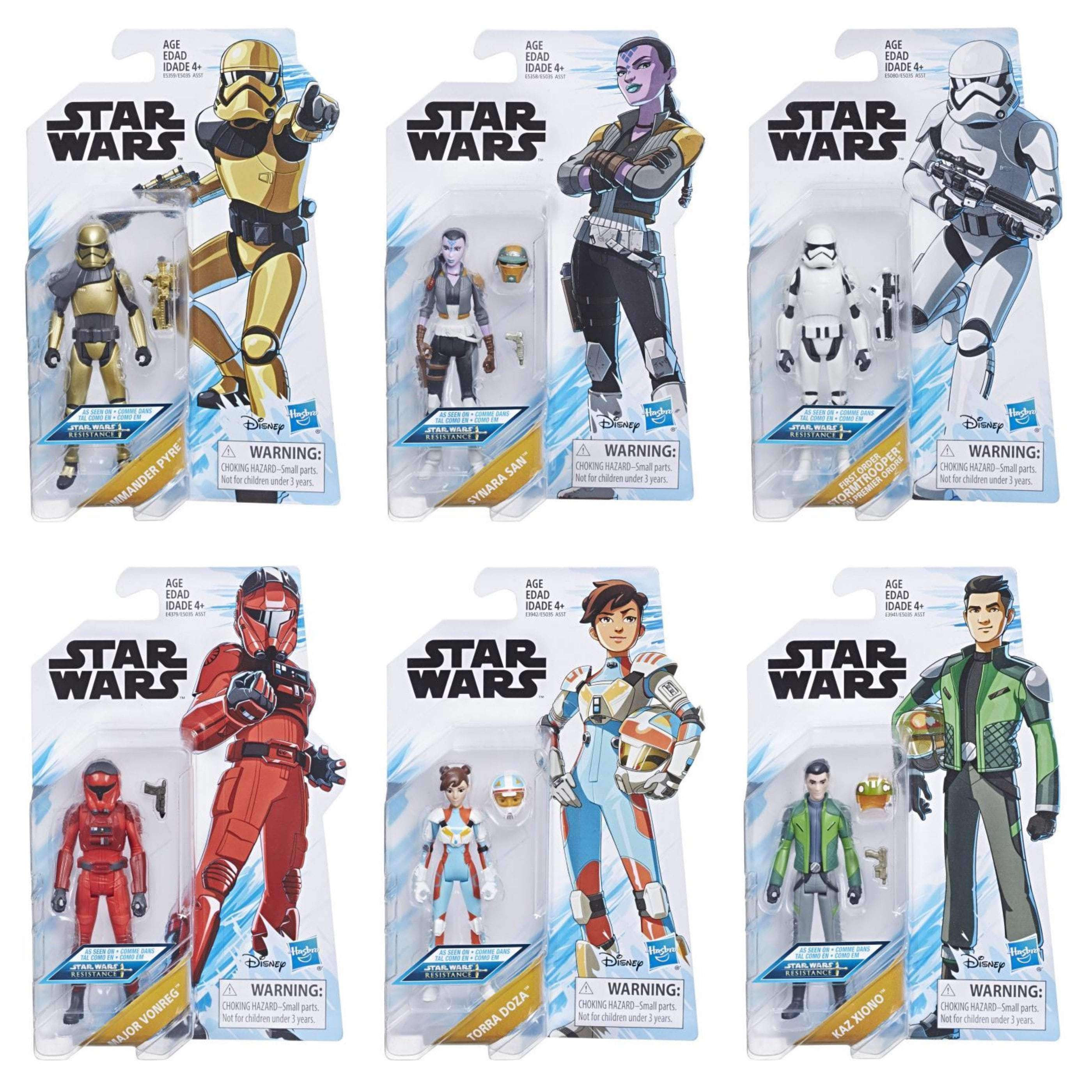 Image of Star Wars Resistance Wave 1 - Set of 6 - FEBRUARY 2019