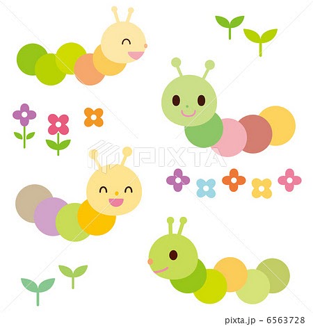 無料でダウンロード 青虫 イラスト かわいい 動物の画像無料ダウンロード