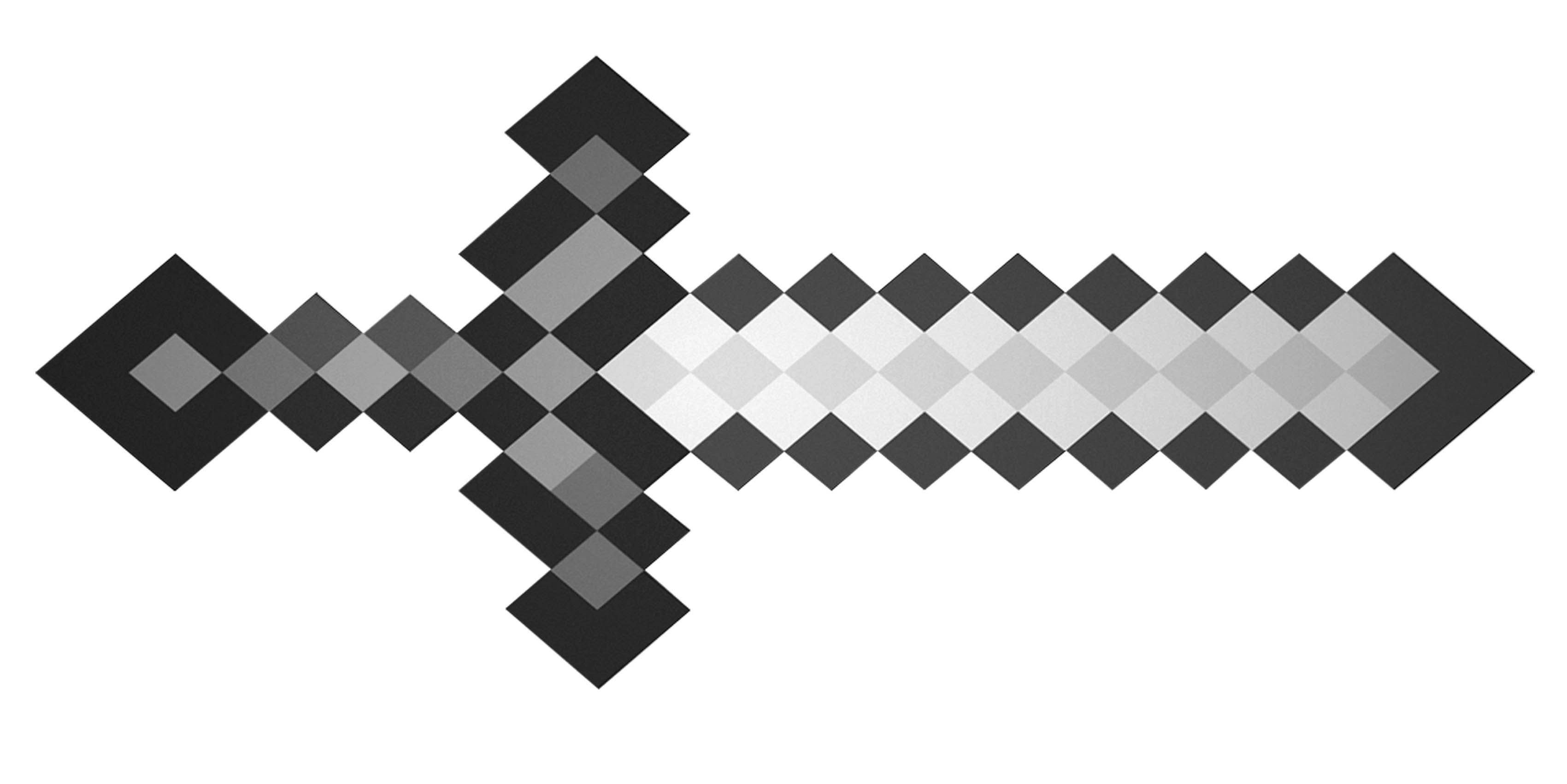 Wood, gold, stone, iron, diamond, and netherite. Minecraft Steve With Sword Clip Art Library