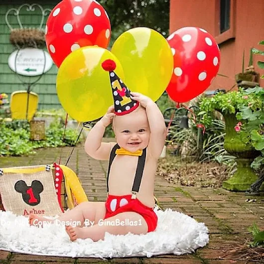 Mickey Mouse Birthday outfit cake smash costume suspenders baby FREE EARS. Frog Faces. So hard to find, have lots of dreams in works, would like a new friend, or more, have family on hand, will have to make do..