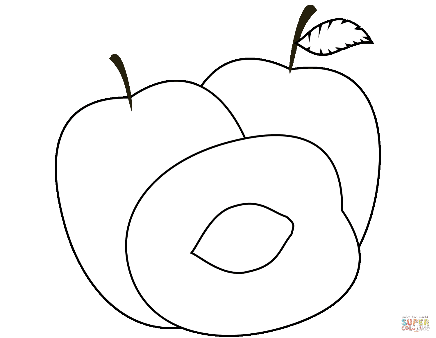 Use purple and green colors for coloring this drawings. Plums Coloring Page Free Printable Coloring Pages