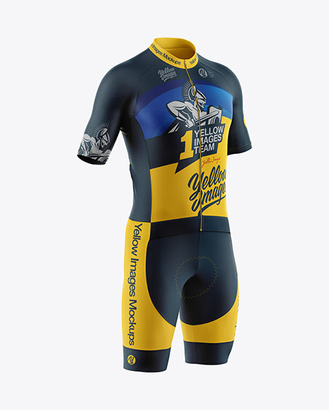 Download Mens Cycling Suit Jersey Mockup PSD File 213.2 MB