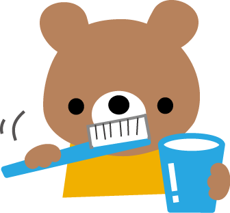 綺麗な歯磨き イラスト かわいい 花の画像