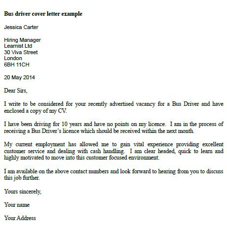 Ideally, it should not be more than one page in length; Driver Cover Letter June 2021