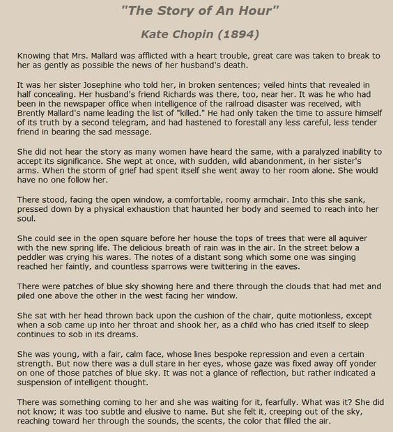 the storm kate chopin essay