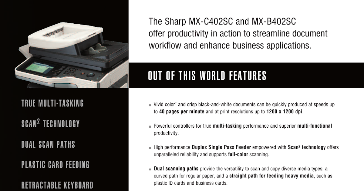 Sharp Mx B402sc Pcl6 Driver