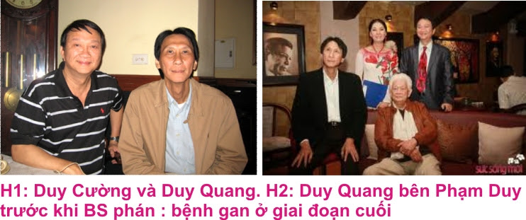 Diễn Đàn: • Ca sĩ Duy Quang bị bệnh ung thư gan giai đoạn cuối