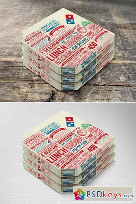 Download Pizza Box Mockup Graphicburger - Free Download Mockup