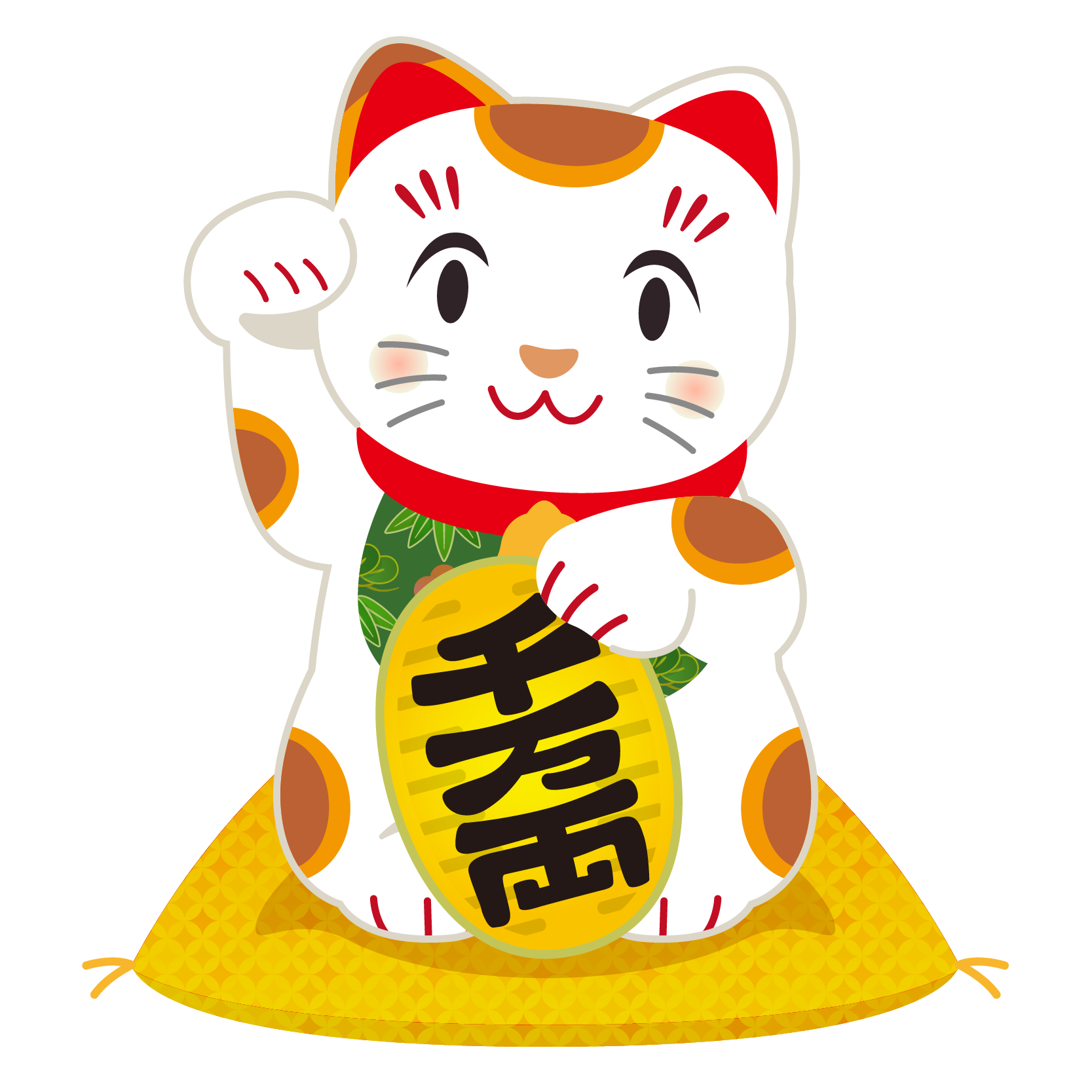 綺麗な招き猫 イラスト フリー 最高の動物画像