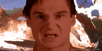 angry rage revenge liam neeson sam raimi GIF