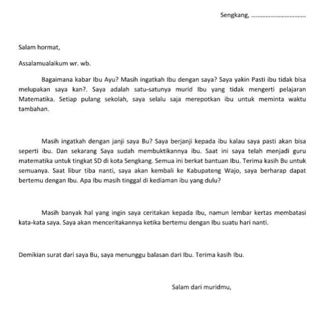 Contoh Surat Pribadi Untuk Orang Tua Dalam Bahasa Jawa Contoh Seputar Surat Inilah pembahasan selengkapnya mengenai contoh surat pribadi dalam bahasa jawa krama inggil.