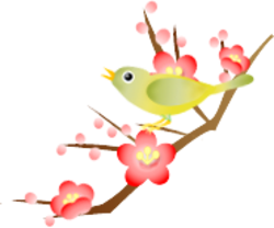 ベスト梅 鶯 イラスト 無料 かわいいディズニー画像
