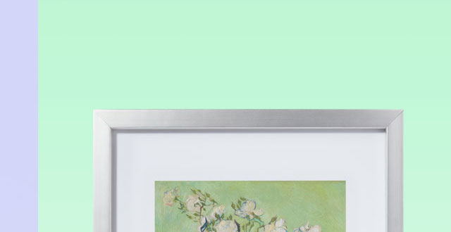 Van Gogh: Impressão emoldurada de rosas