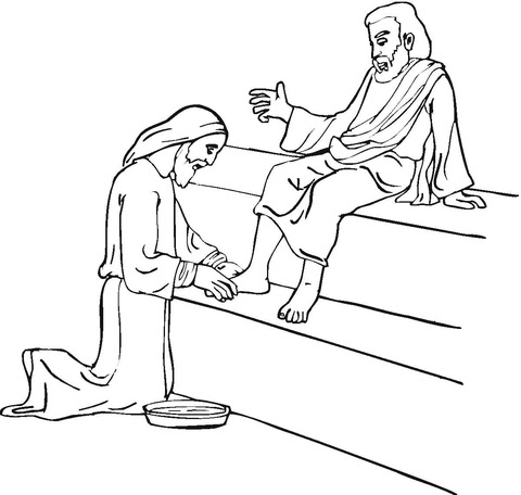 To be like jesus, we must serve others. and verse from john 13:14 and since i, your lord and teacher, have washed your feet, you ought to wash each other's feet john 13:14 #primary2 #lds # lesson39 #jesus #washfeet Jesus Washing Feet Coloring Page Free Printable Coloring Pages