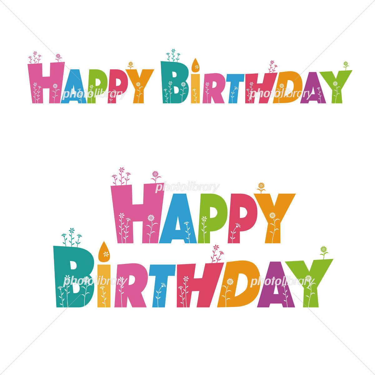 Happy Birthday 手書き 動画