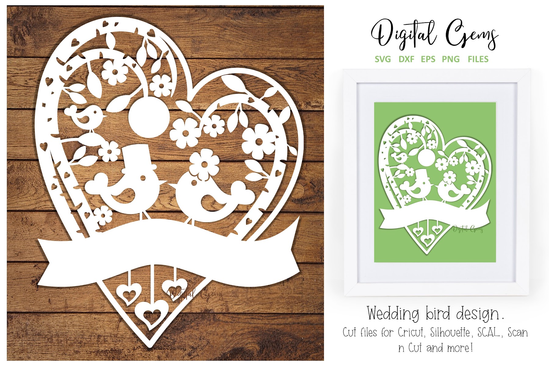 Download Free Wedding Bird Paper Cut Design Svg Png Eps Amp Dxf Svg Png Eps Dxf File