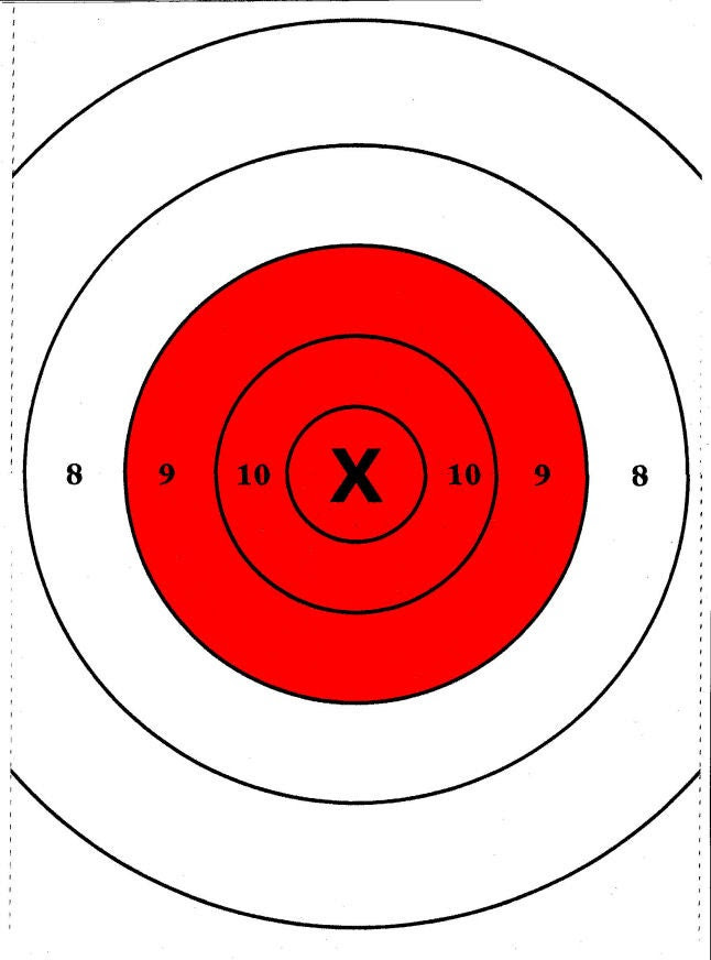 printable targets for pistol shooting calendar june