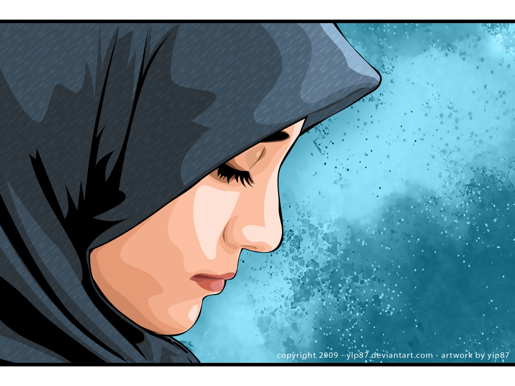 Gambar Kartun Muslimah Sedang Galau Gambar Kartun