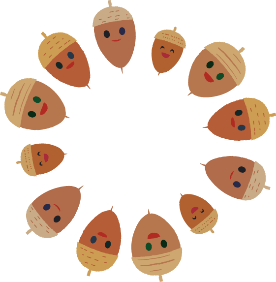 最高のイラスト画像 無料印刷可能どんぐり イラスト かわいい