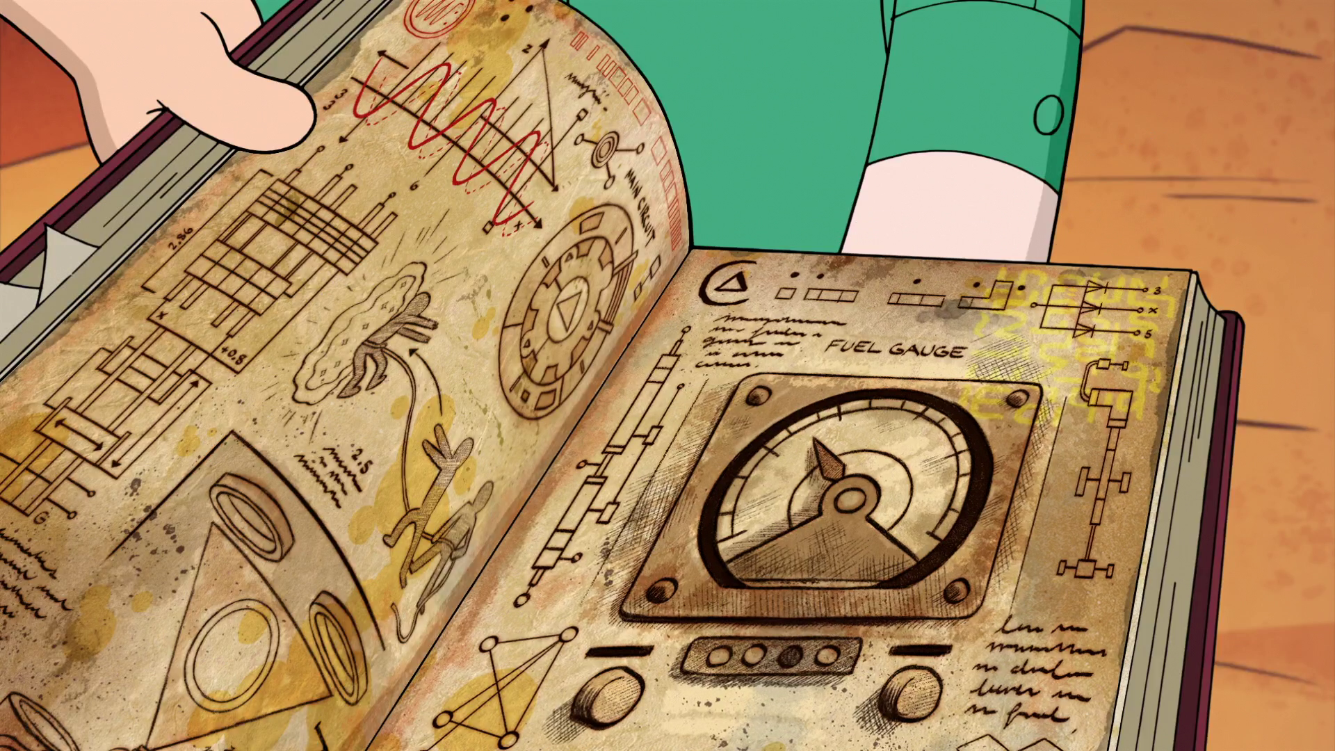 Gravity Falls Portal Blueprint Image S2e8 Portal Reference Png Gravity Falls Wiki