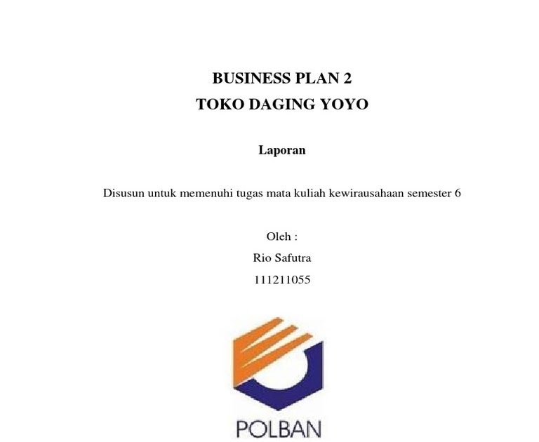 Contoh Business Plan Brownies : Contoh Business Plan ...