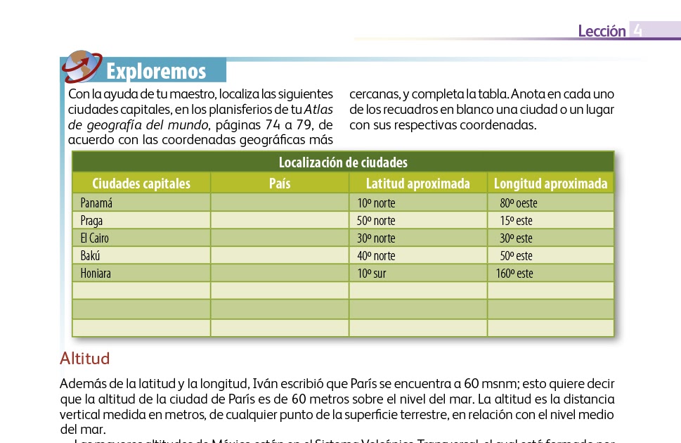 Libro De Atlas 6 Grado 2020 Contestado - Libro De ...