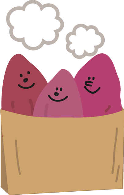 心に強く訴えるさつまいも イラスト かわいい 花の画像