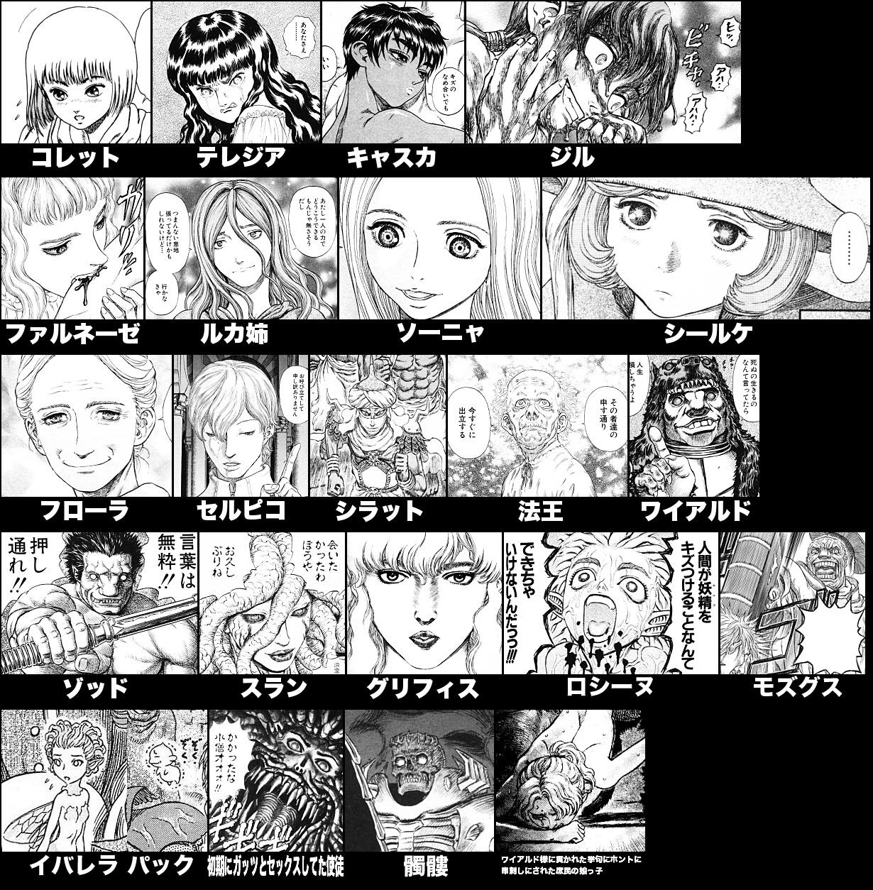 ベストオブ ソーニャ ベルセルク 嫌い イラストをダウンロード