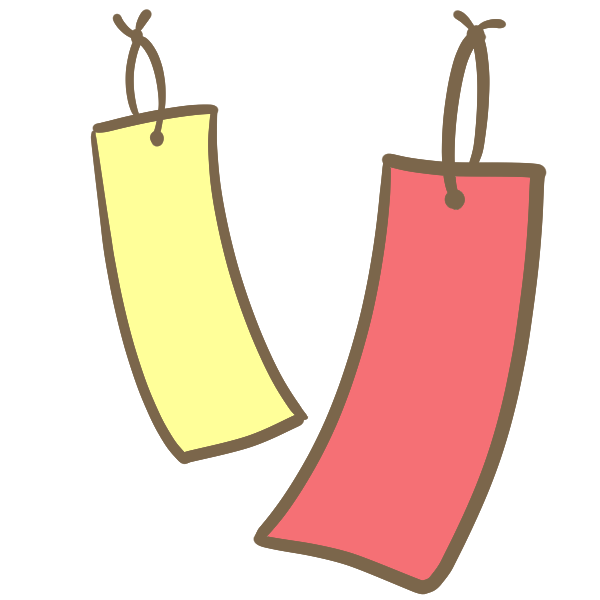 美しい花の画像 トップ100短冊 イラスト