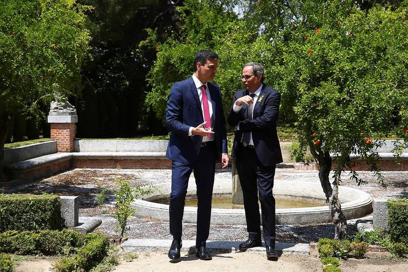 Paseo por los jardines en La Moncloa