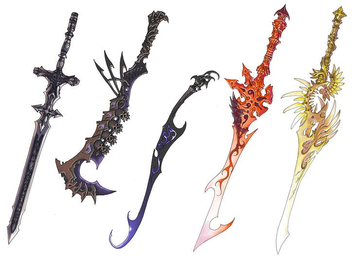 イラスト集 ラブリーかっこいい 武器 画像