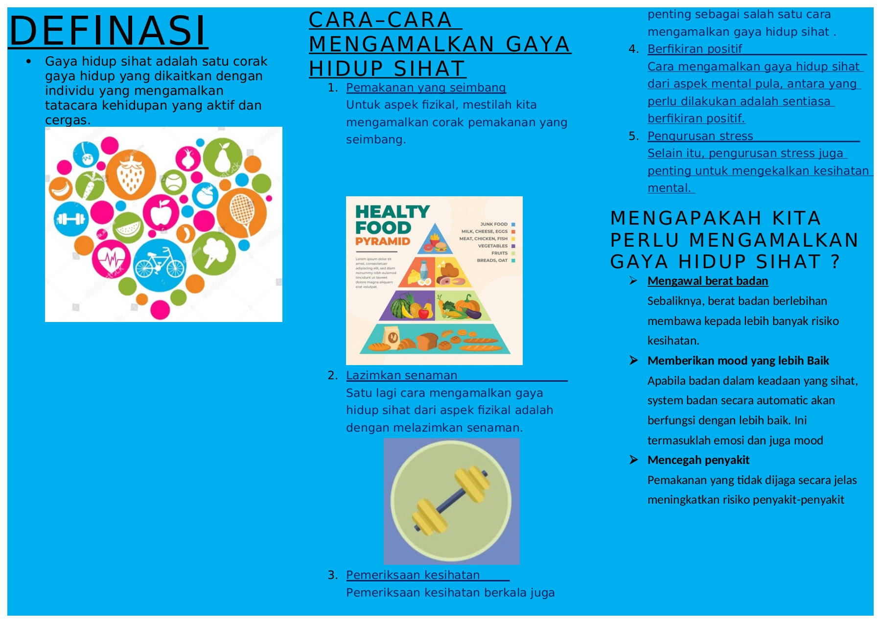 Cara menjaga kesihatan diri dan keluarga. Gaya Hidup Sihat